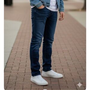 Men's Dark Blue Jeans